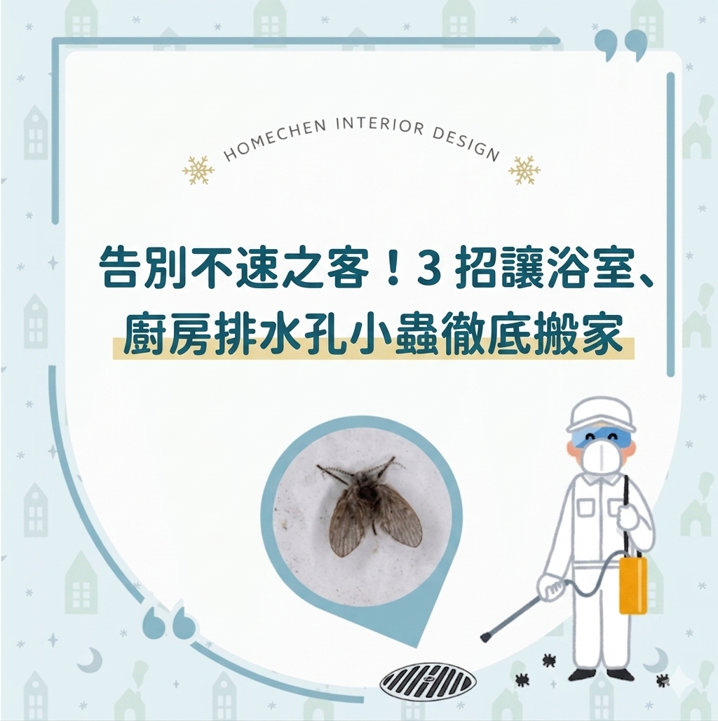 告別不速之客！3 招讓浴室、廚房排水孔小蟲徹底搬家